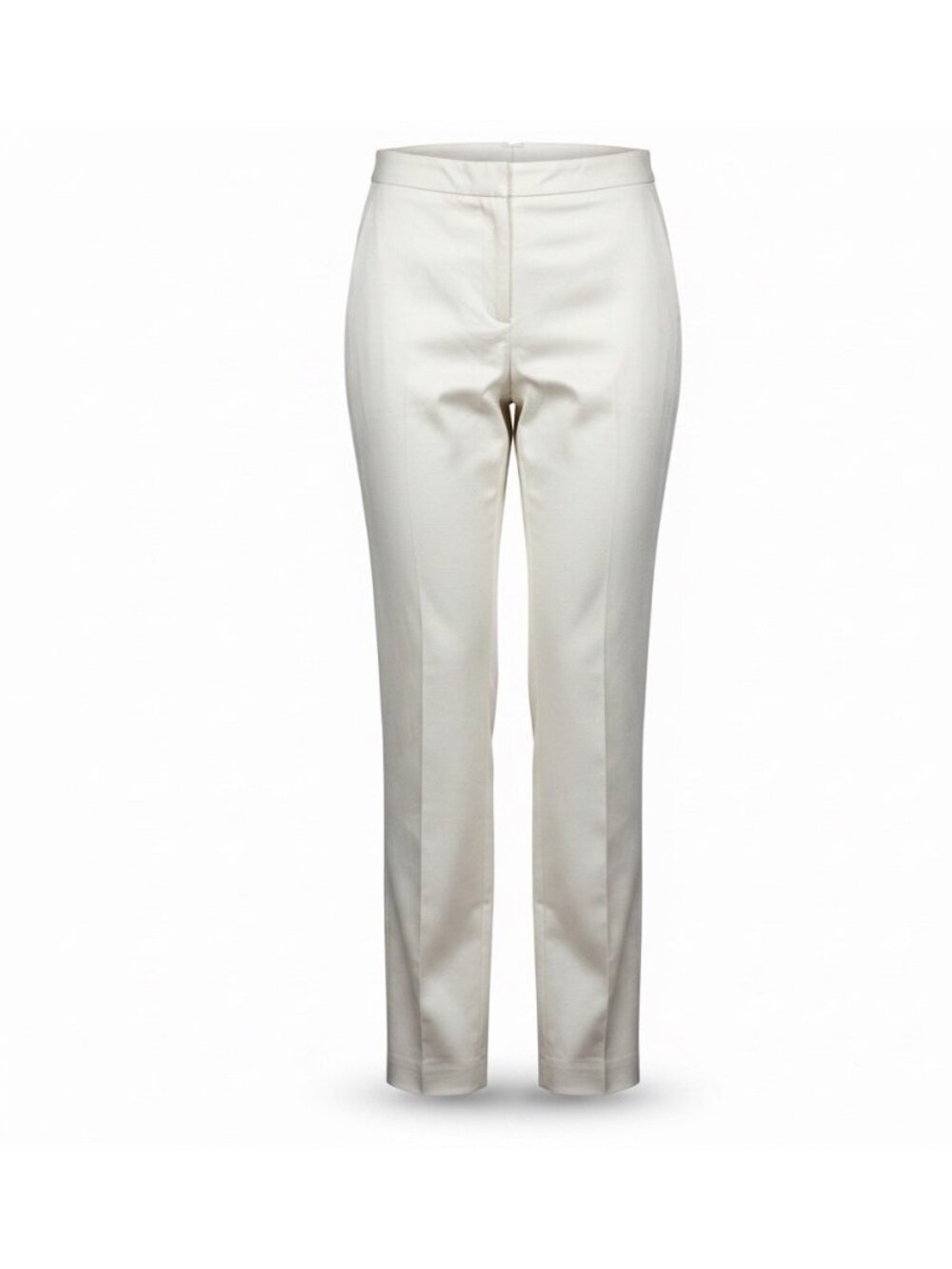 Brooks Brothers Womens White Caroline Fit Mid-Rise Dress Pants Size 12